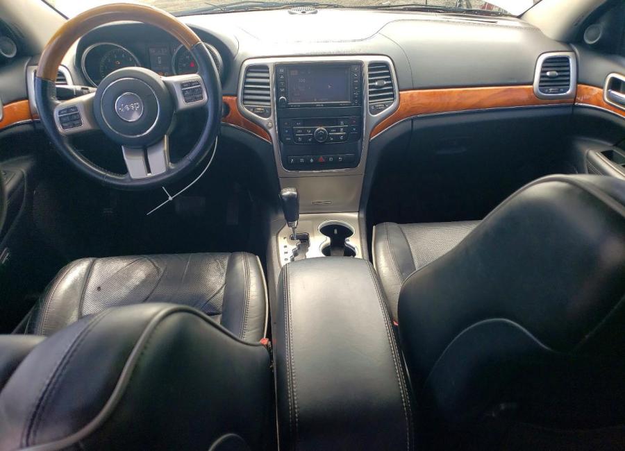 Salvage 2012 Jeep Grand Cherokee Overland in White