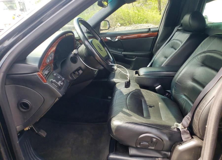 Salvage 2003 Cadillac Commercial Hearse in Black