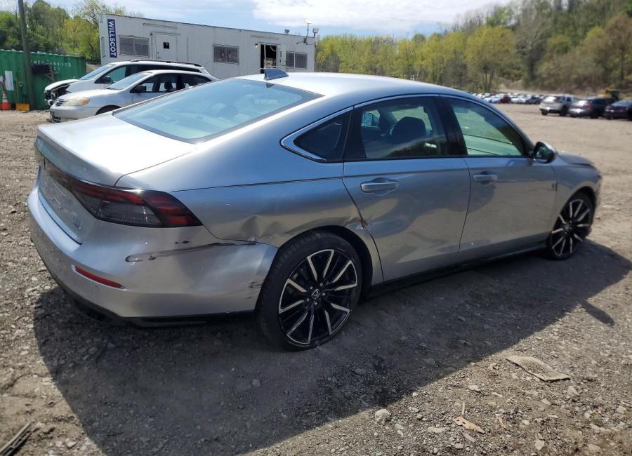 Salvage 2024 Honda Accord Touring Hybrid in Silver