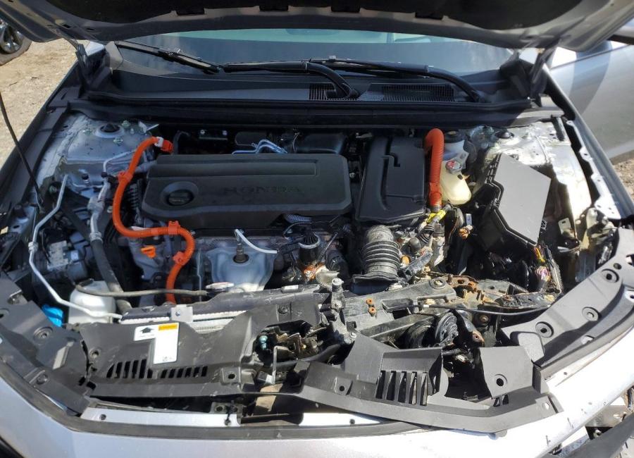 Salvage 2024 Honda Accord Touring Hybrid in Silver