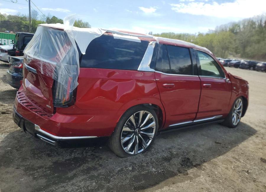 Salvage 2025 Cadillac Escalade Premium Luxury in Red
