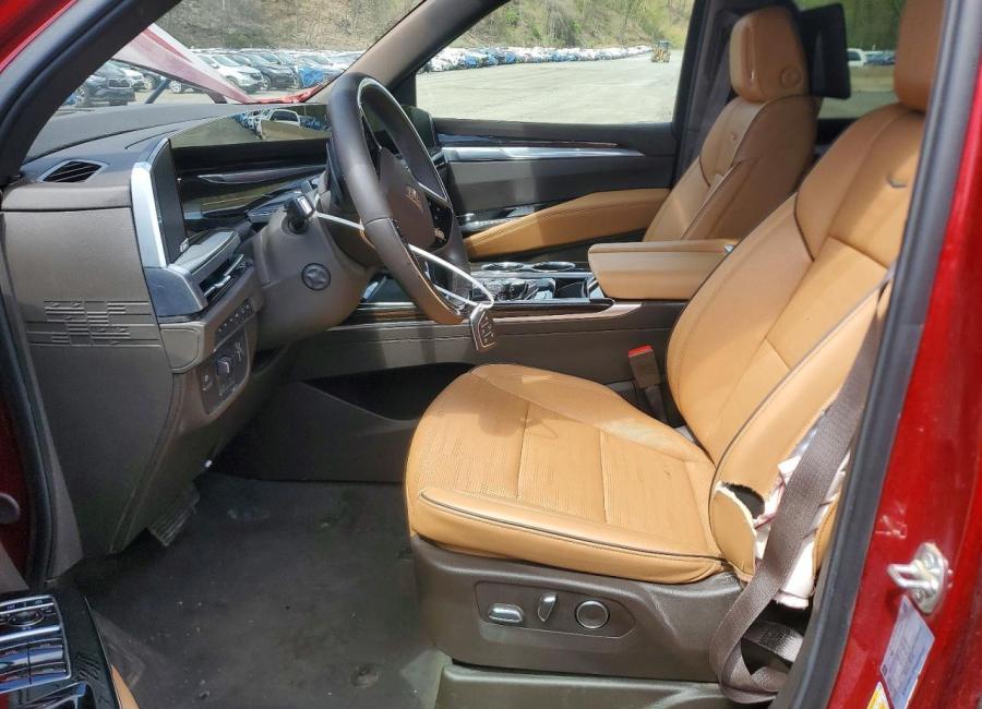 Salvage 2025 Cadillac Escalade Premium Luxury in Red
