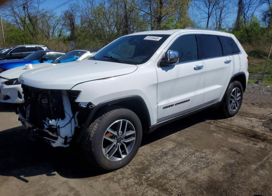 Salvage 2020 Jeep Grand Cherokee Limited in White