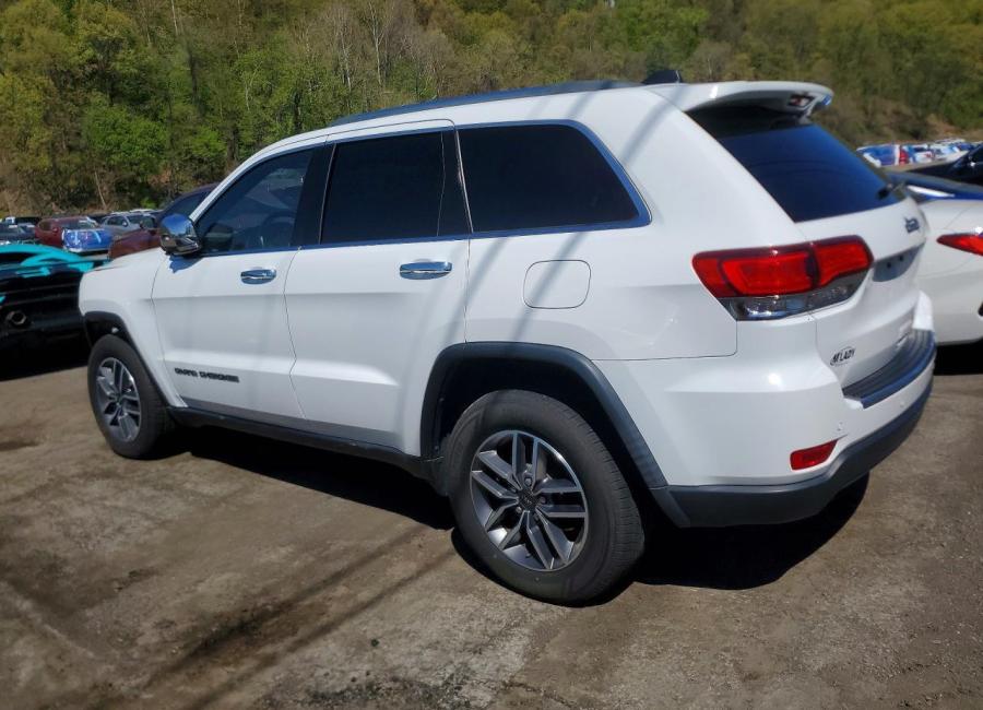 Salvage 2020 Jeep Grand Cherokee Limited in White