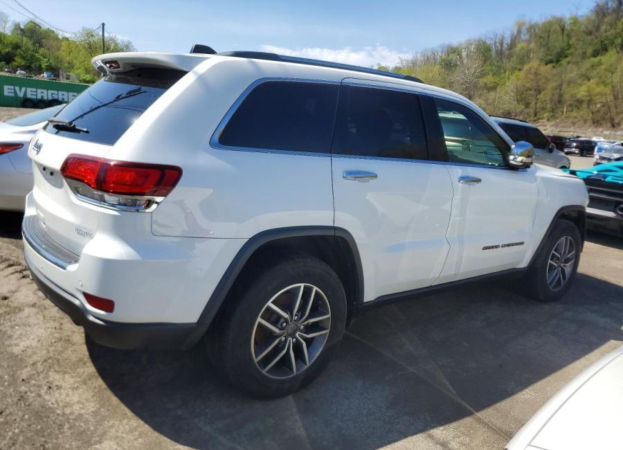 Salvage 2020 Jeep Grand Cherokee Limited in White