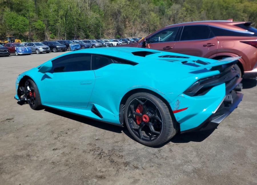 Salvage 2024 Lamborghini Huracan Tecnica in Blue