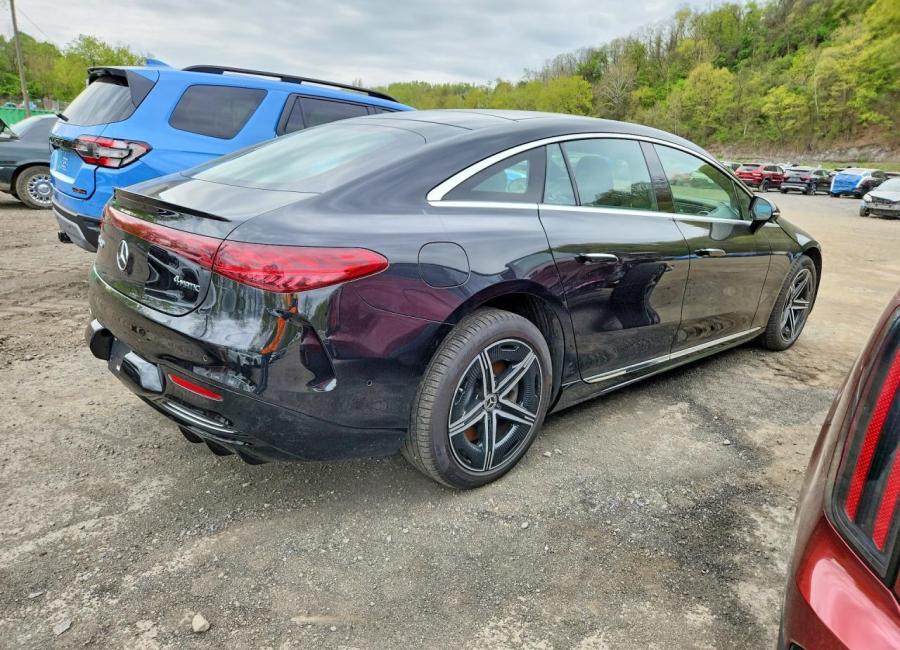 Salvage 2023 Mercedes-benz Eqs 580 4matic in Black
