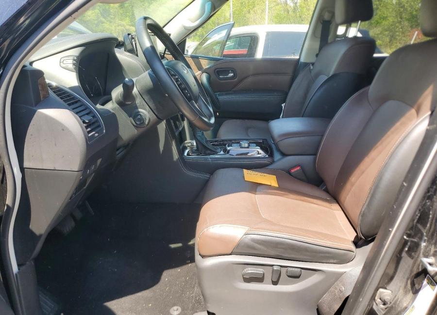 Salvage 2024 Infiniti Qx80  in Black