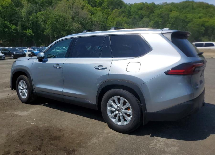 Salvage 2025 Toyota Grand Highlander Hybrid Xle in Gray