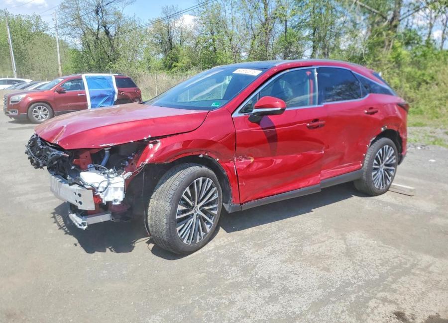 Salvage 2025 Lexus Rx 350h Premium+ in Red