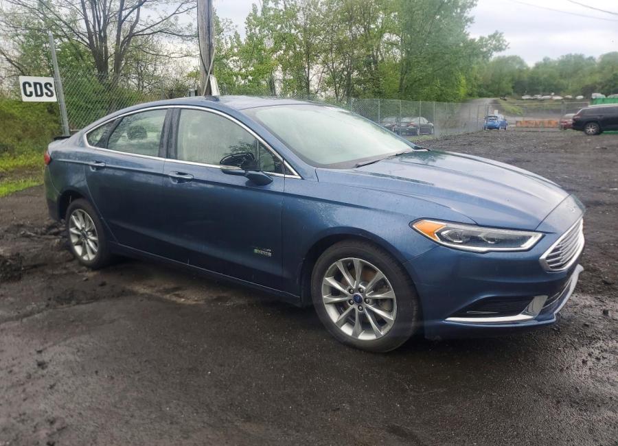 Salvage 2018 Ford Fusion Se Phev in Blue