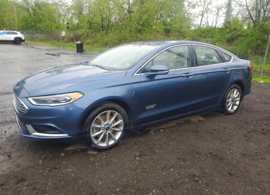 Salvage 2018 Ford Fusion Se Phev in Blue