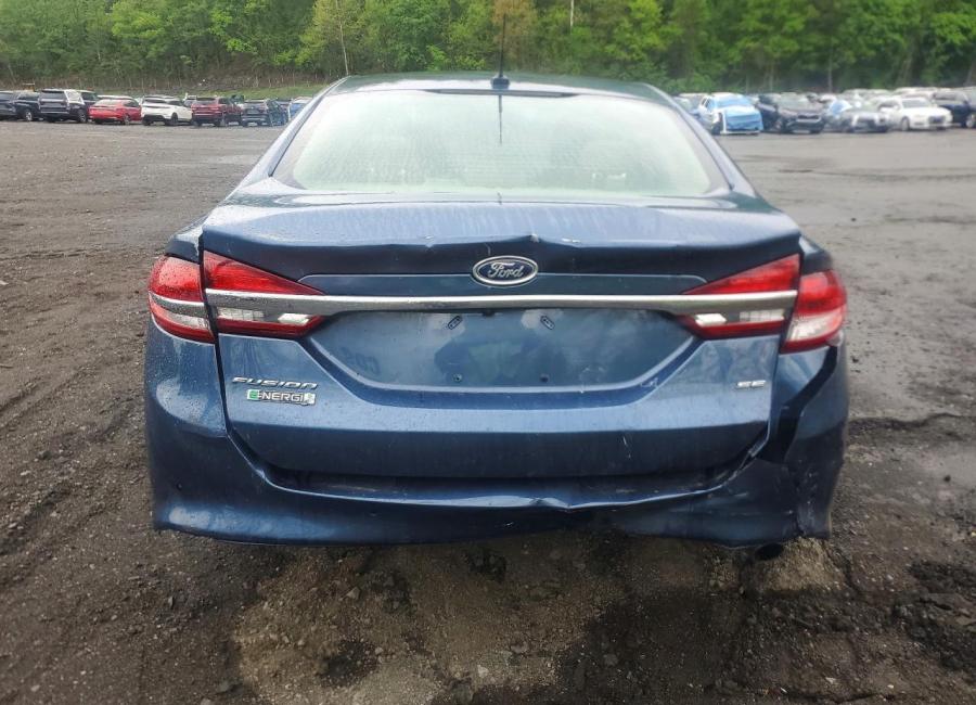 Salvage 2018 Ford Fusion Se Phev in Blue