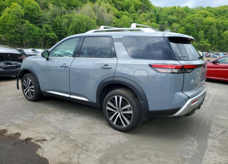 Salvage 2025 Nissan Pathfinder Platinum in Gray