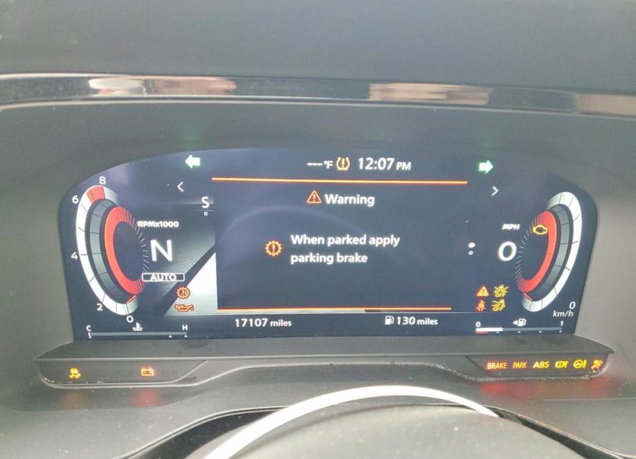 Salvage 2025 Nissan Pathfinder Platinum in Gray