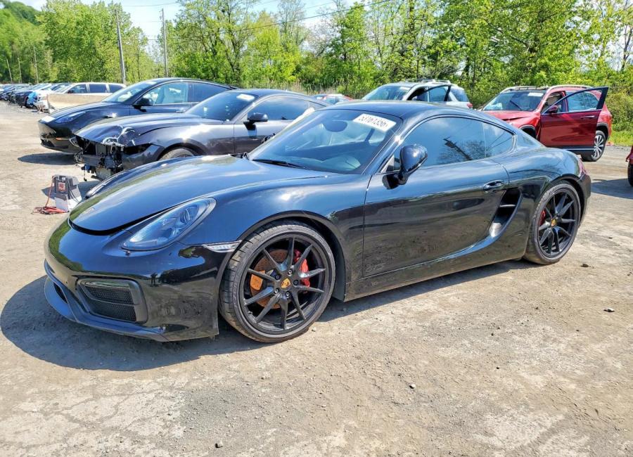 Salvage 2016 Porsche Cayman Gts in Black
