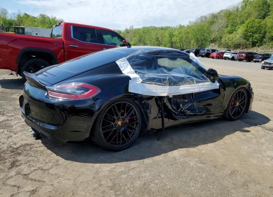 Salvage 2016 Porsche Cayman Gts in Black