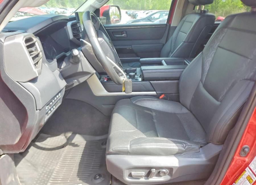 Salvage 2022 Toyota Tundra Limited in Burgundy