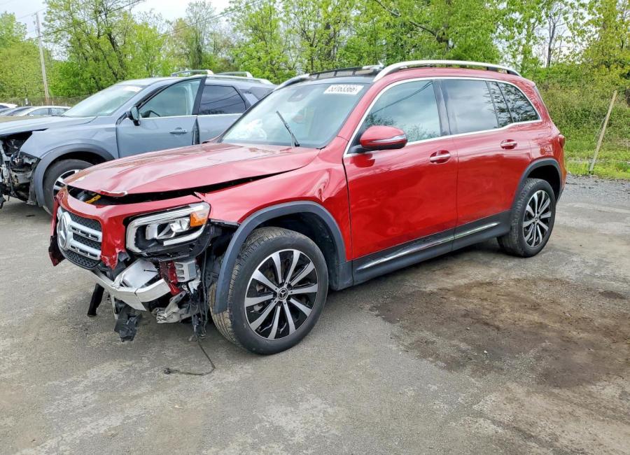 Salvage 2023 Mercedes-benz Glb 350 4matic in Red