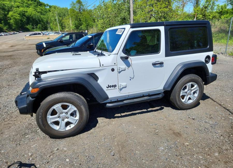 Salvage 2023 Jeep Wrangler  in Gray