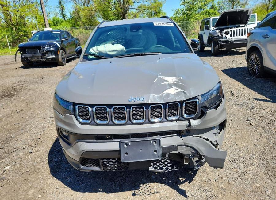 Salvage 2024 Jeep Compass  in Gray