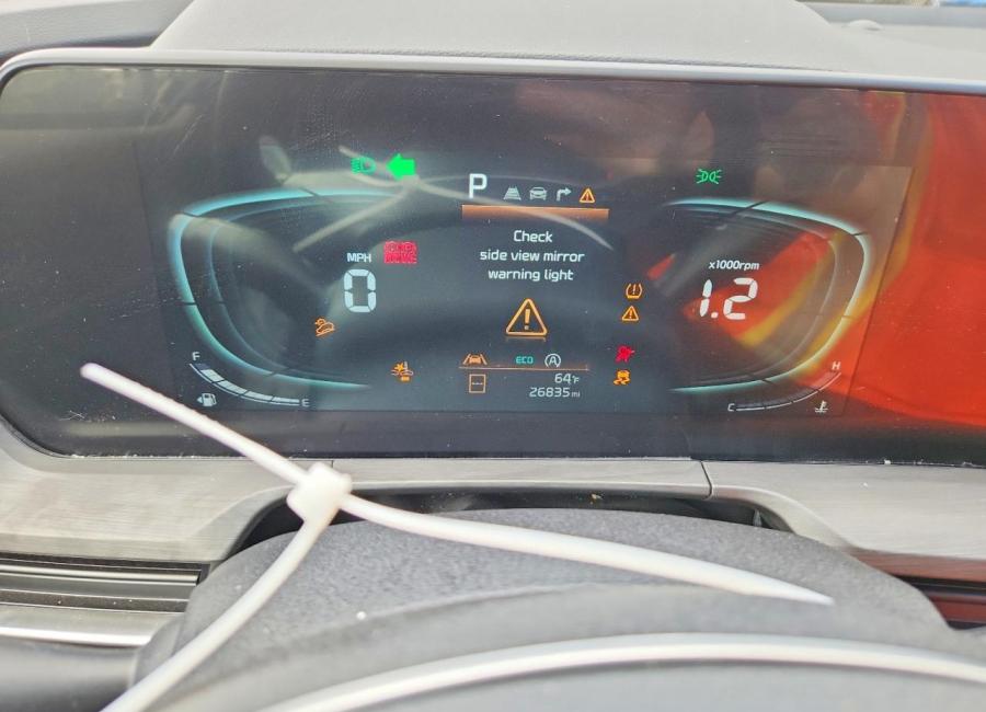 Salvage 2025 Kia Telluride Ex X-line in Black