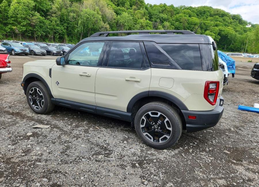 Salvage 2024 Ford Bronco Sport Outer Banks in Brown