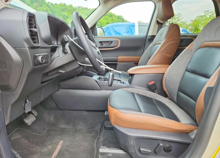 Salvage 2024 Ford Bronco Sport Outer Banks in Brown