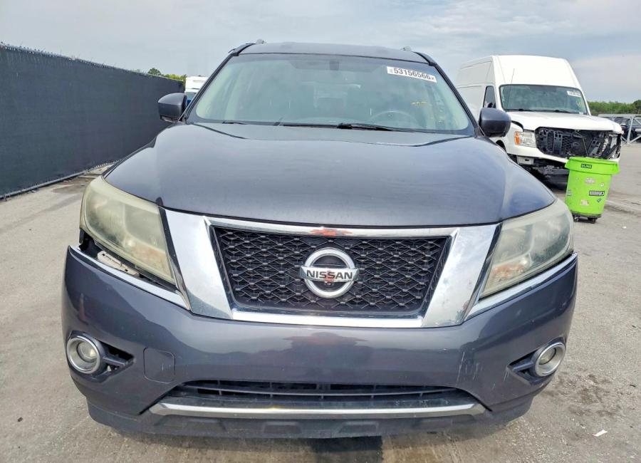 Salvage 2014 Nissan Pathfinder Platinum in Gray