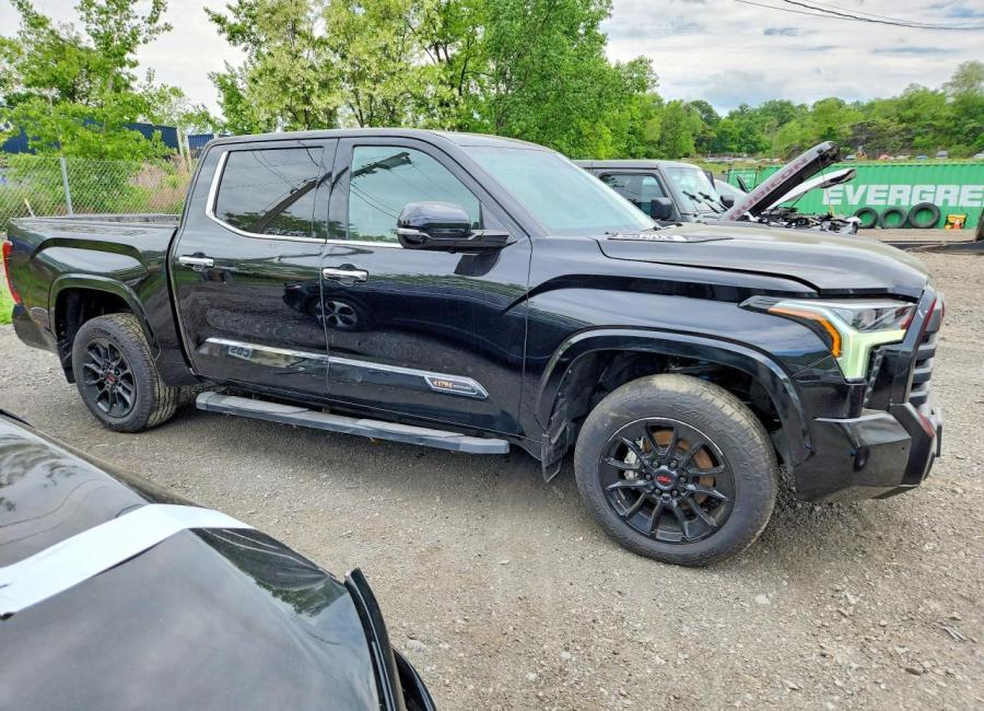 Salvage 2024 Toyota Tundra 1794 Edition Hv in Black