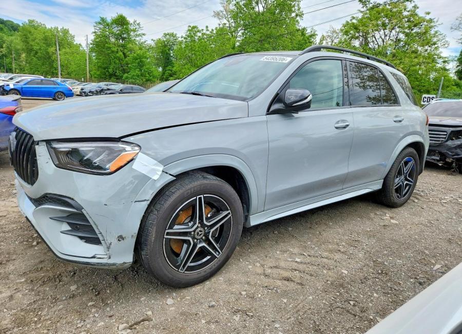 Salvage 2024 Mercedes-benz Gle 350 4matic in Gray