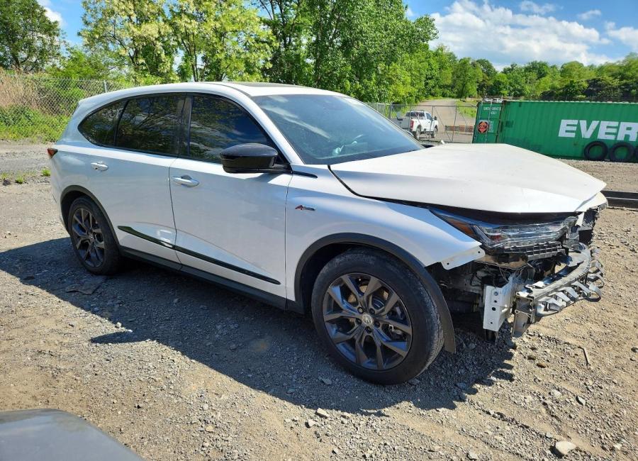 Salvage 2024 Acura Mdx A-spec in White