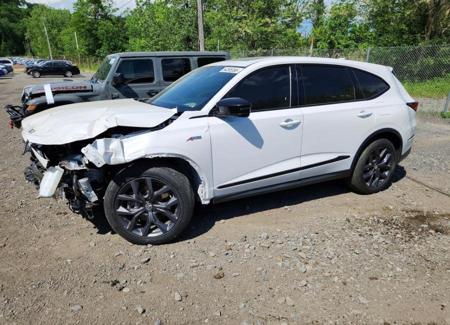 Salvage 2024 Acura Mdx A-spec in White