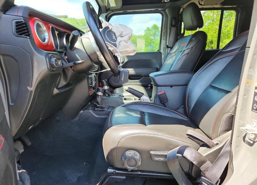 Salvage 2022 Jeep Wrangler Unlimited Rubicon in Gray