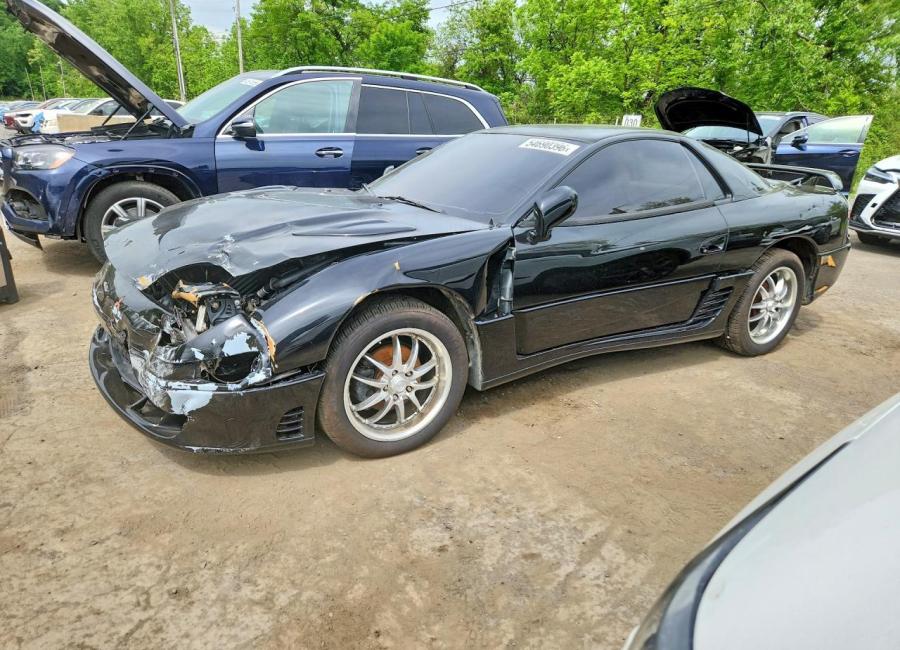Salvage 1991 Mitsubishi 3000 Gt Sl in Black