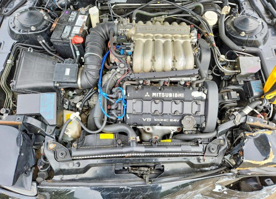 Salvage 1991 Mitsubishi 3000 Gt Sl in Black