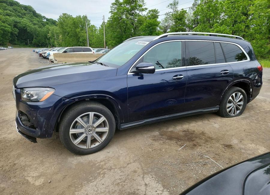 Salvage 2022 Mercedes-benz Gls 450 4matic in Blue