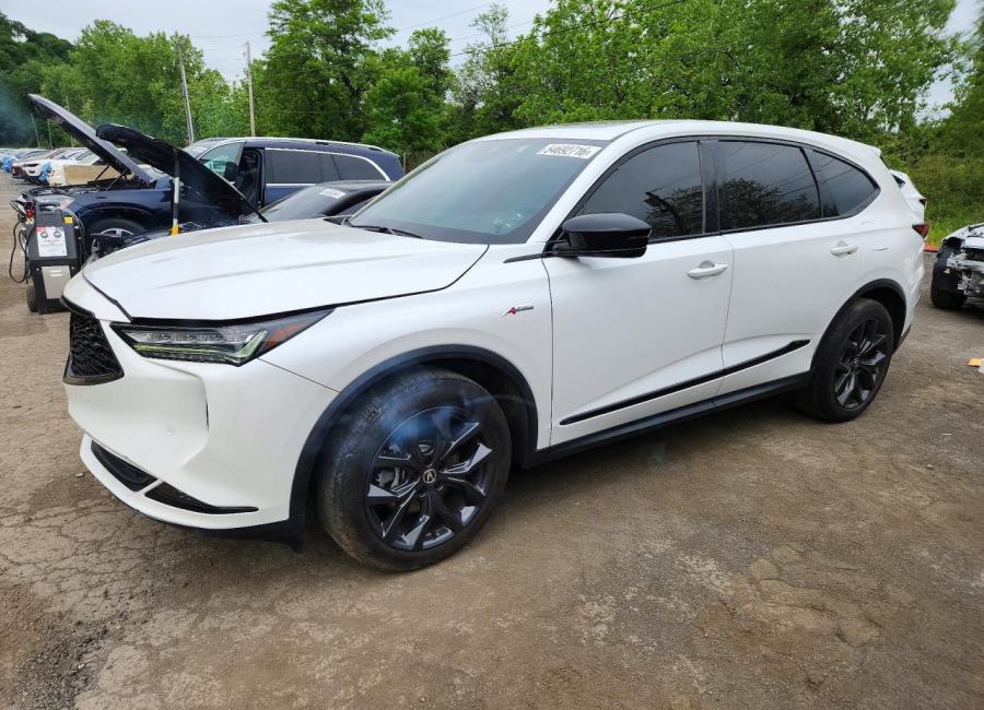 Salvage 2022 Acura Mdx A-spec in White