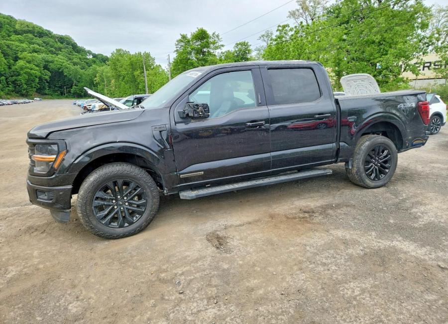 Salvage 2024 Ford F150  in Black