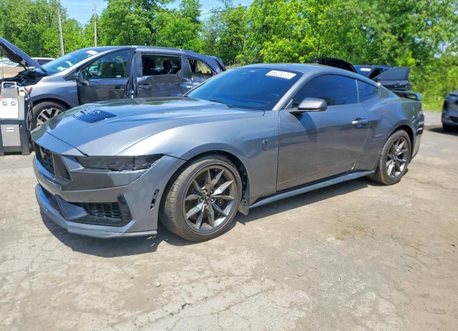 Salvage 2024 Ford Mustang Dark Horse in Gray