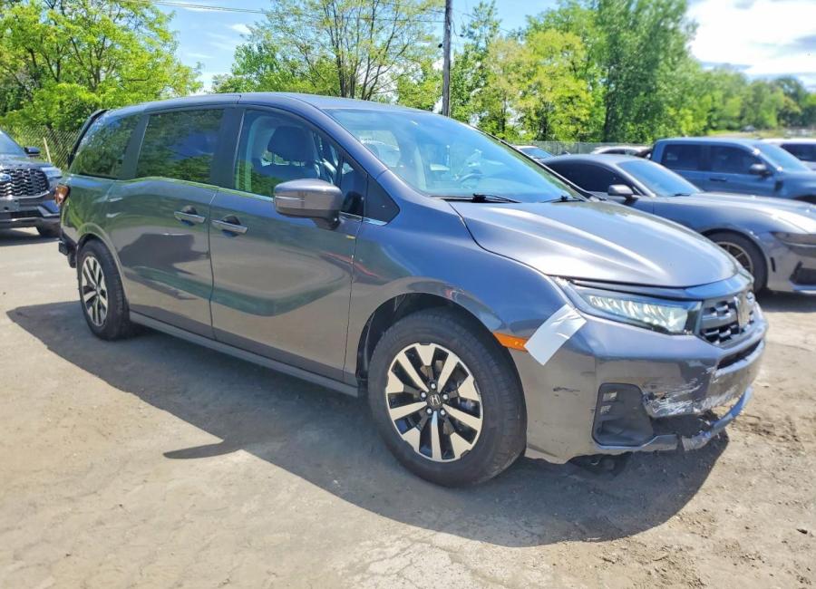 Salvage 2025 Honda Odyssey Exl in Gray