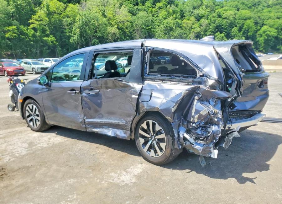 Salvage 2025 Honda Odyssey Exl in Gray