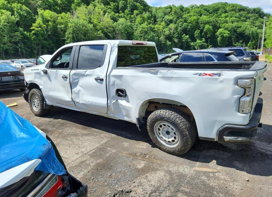 Salvage 2024 Chevrolet Silverado  in White