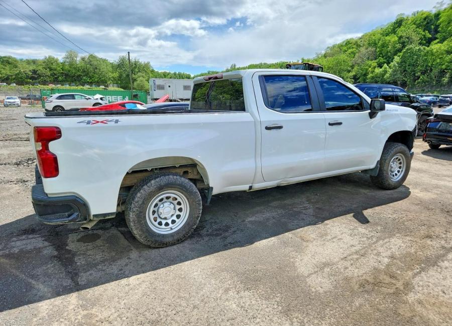 Salvage 2024 Chevrolet Silverado  in White