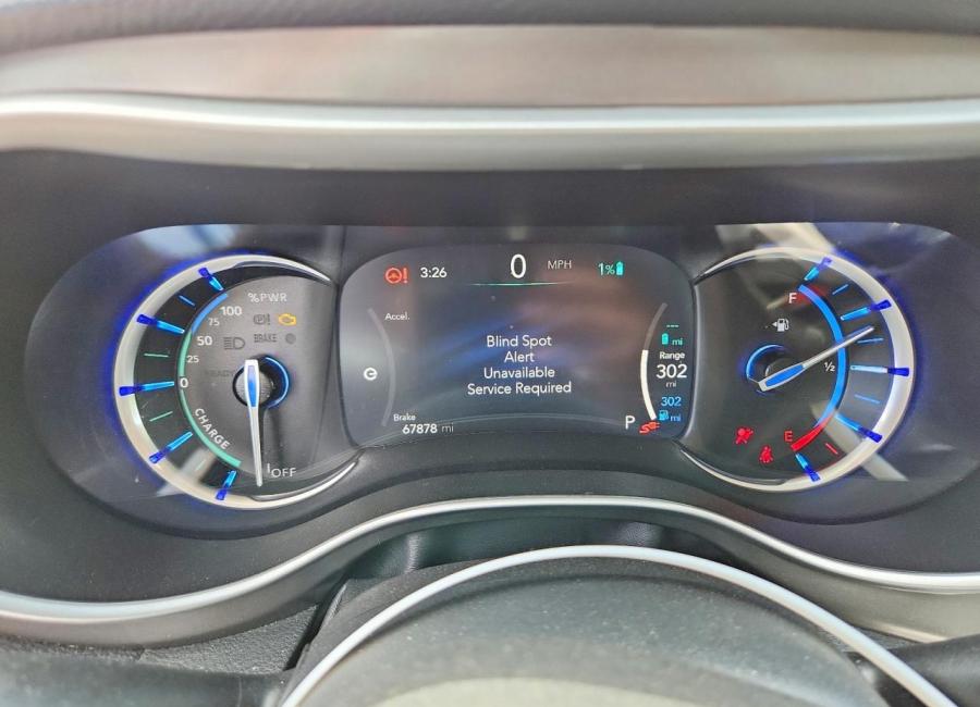 Salvage 2023 Chrysler Pacifica Hybrid Touring L in White