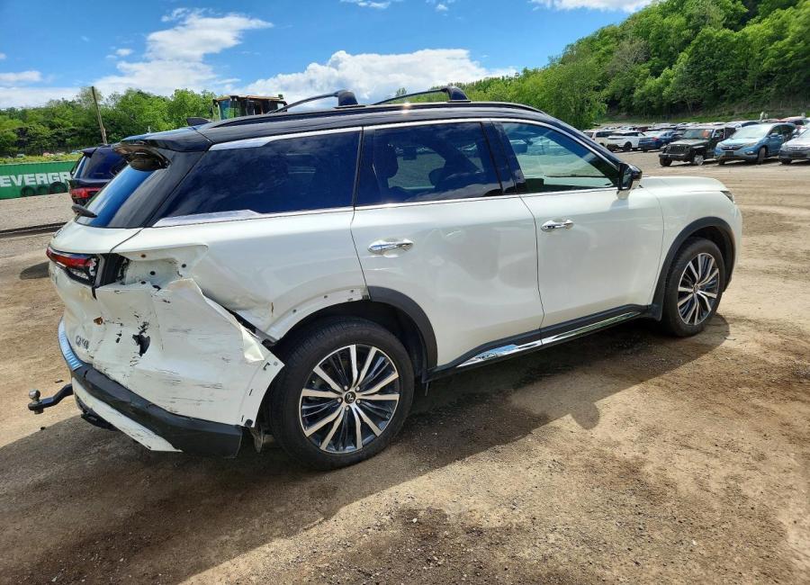 Salvage 2025 Infiniti Qx60 Autograph in White