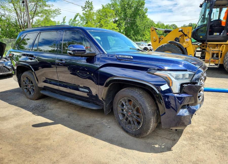 Salvage 2024 Toyota Sequoia Platinum in Black