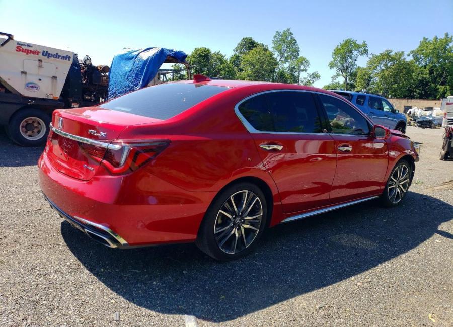 Salvage 2020 Acura Rlx Hybrid Advance in Burgundy