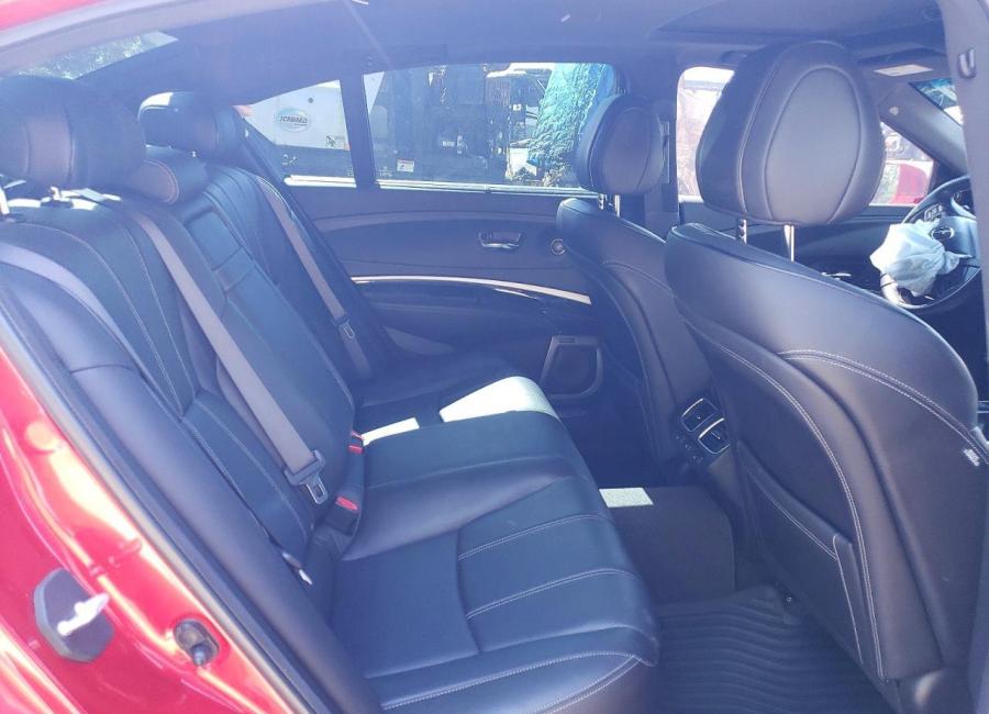 Salvage 2020 Acura Rlx Hybrid Advance in Burgundy