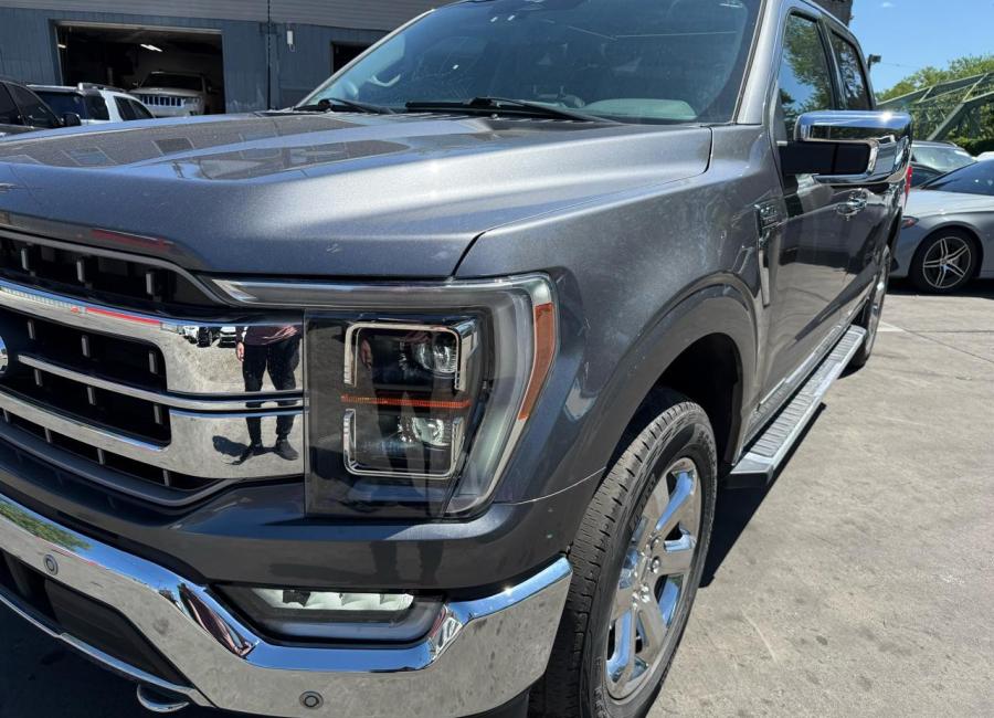 Salvage 2023 Ford F150 Lariat in Gray